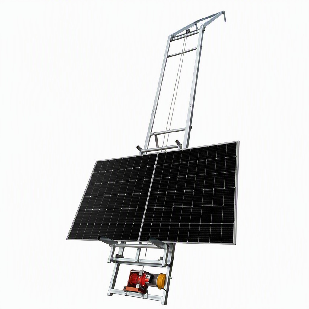 Sloping Roof Photovoltaic Panel Lift